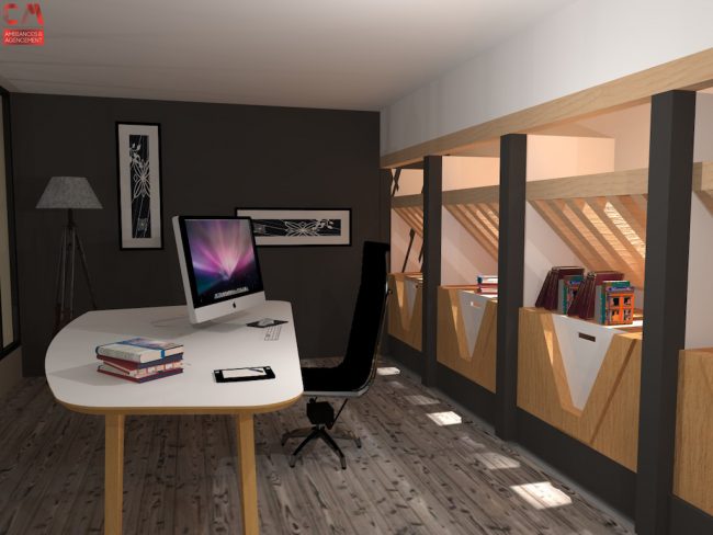 Rendu 3D Bureau