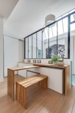 bureau cache dans agencement sur mesure, Designer interieur Tatiana Nicol