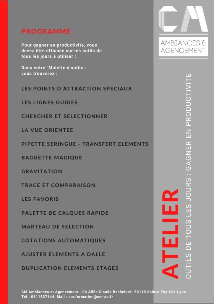 ATELIER - Outils de productivité