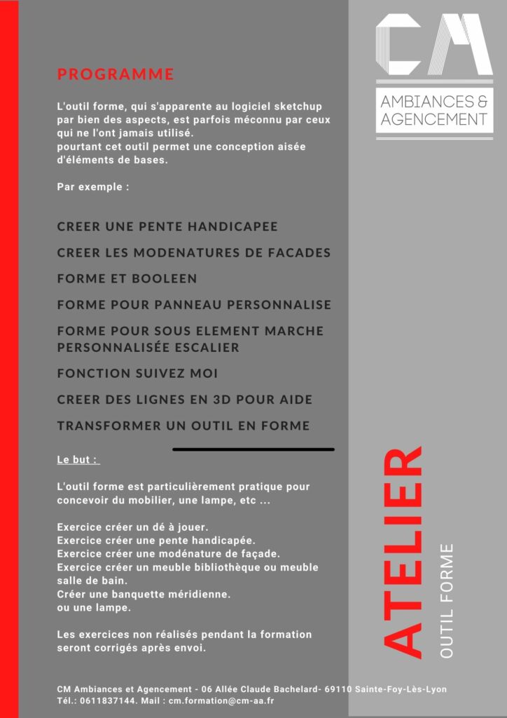 ATELIER - Outil Forme