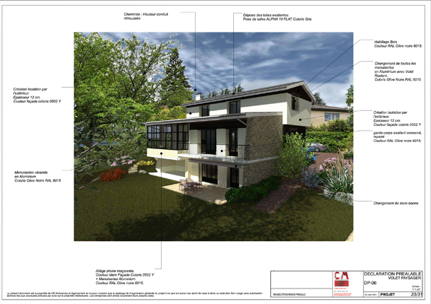Exterieur - Extrait Déclaration Préalable