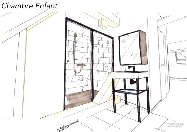 Proposition Salle de bain enfant